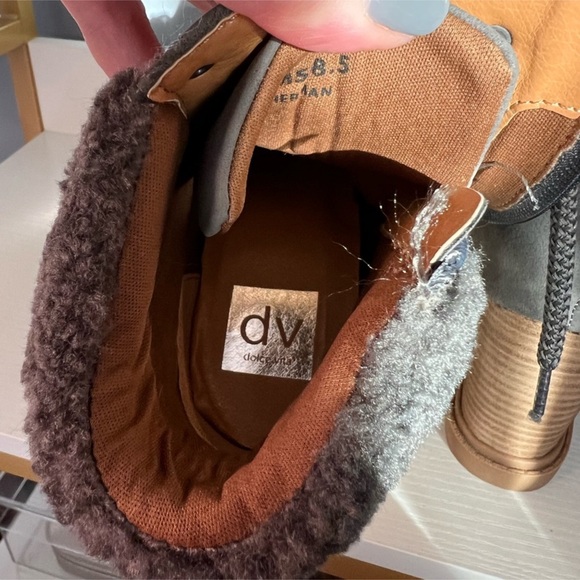 Dolce Vita Women's Charcoal Sherman Wedge Ankle Boots Sz 8.5 - Picture 6 of 7